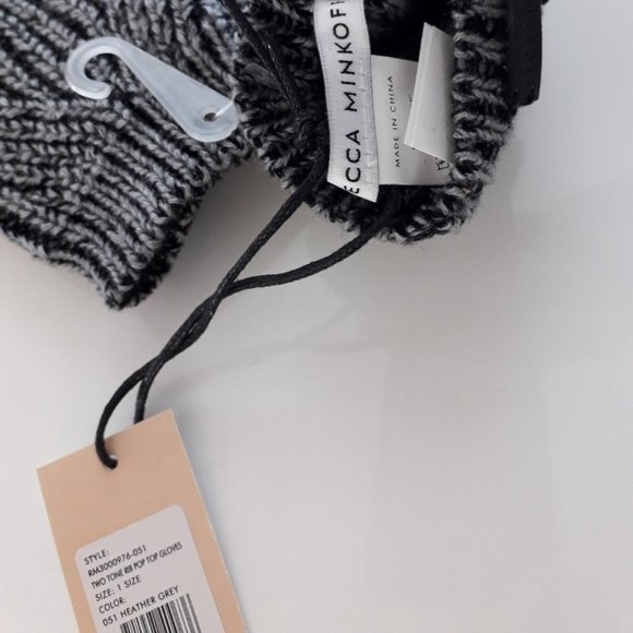 BOGO NWT - REBECCA MINKOFF FINGERLESS GLOVES - Picture 2 of 4